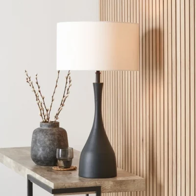 Dunelm Pacific Lifestyle Llora Curved Table Lamp