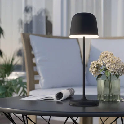Dunelm EGLO Mannera Touch Dimmable Table Lamp Black