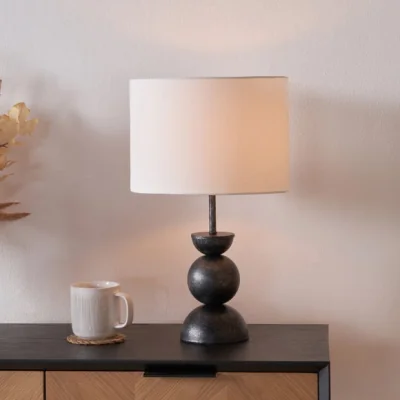 Dunelm Pacific Lifestyle Vala Modern Ball Table Lamp