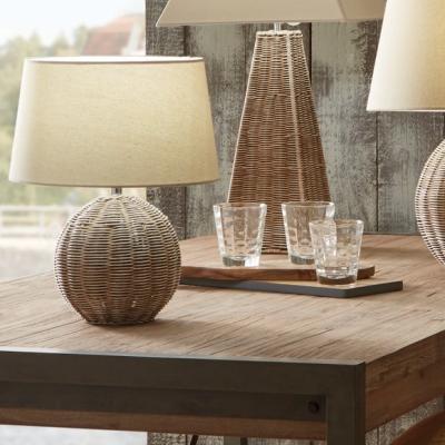 Dunelm Return - Raffles Rattan Table Lamp