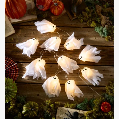 Dunelm 10 White Ghost String Lights