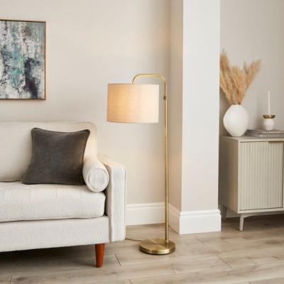 Dunelm Novie Arched Adjustable Floor Lamp