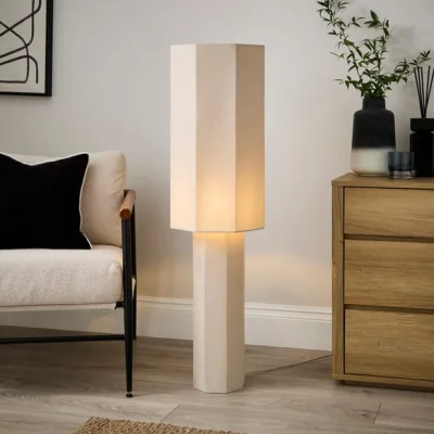 Dunelm Octagon Luna Floor Lamp