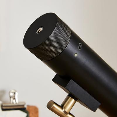Dunelm Leo Tubular Rechargeable Touch Dimmable Table Lamp Black