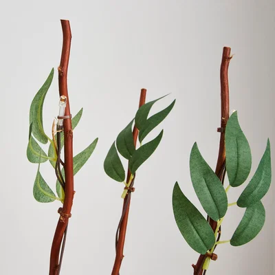 Dunelm Artificial Leaf 20 LED Twig Tree