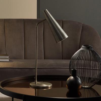 Dunelm Pacific Lifestyle Farrah Task Table Lamp Antique Silver