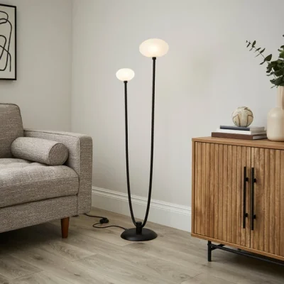 Dunelm Paris 2 Light Floor Lamp