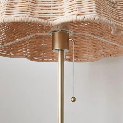 Dunelm Amaria Scallop Floor Lamp