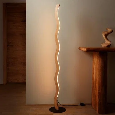 Dunelm Wave Modern LED Floor Lamp