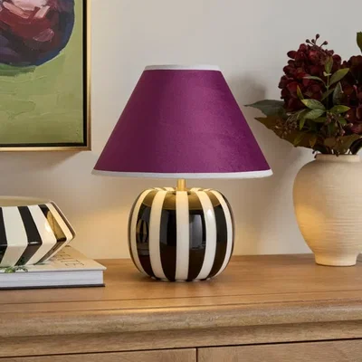 Dunelm Matilda Striped Table Lamp