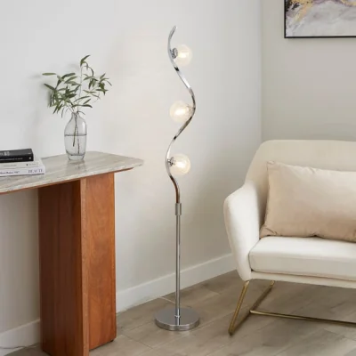 Dunelm Penny 3 Light Floor Lamp
