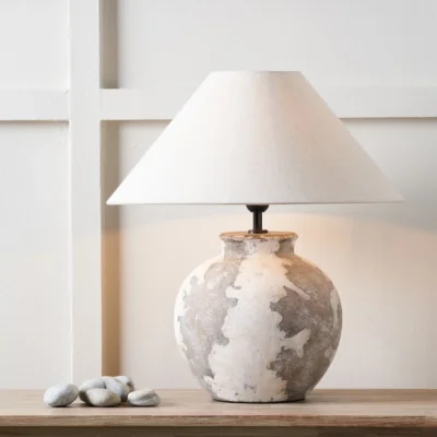 Dunelm Return - Pacific Lifestyle Lulia Urn Table Lamp, Natural