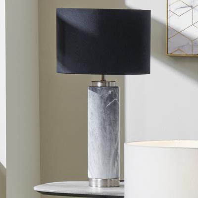 Dunelm Return - Carrara Grey Tall Table Lamp