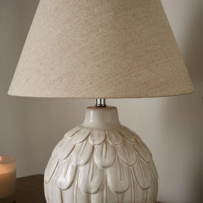 Dunelm Heather Ceramic Table Lamp