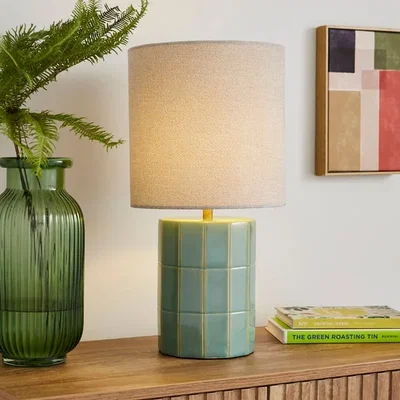 Dunelm Maddy Tile Table Lamp