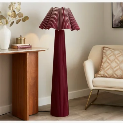 Dunelm Penelope Ribbon Striped Floor Lamp
