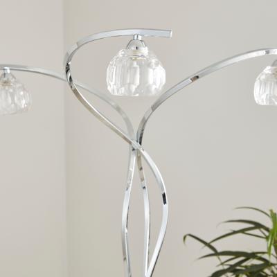 Dunelm Alena 3 Light Floor Lamp