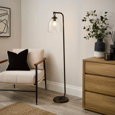 Dunelm Alba Industrial Floor Lamp