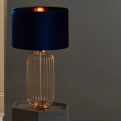 Dunelm Pacific Lifestyle Dania Table Lamp Gold