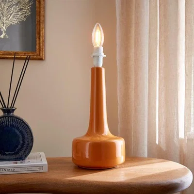 Dunelm Cleo Curved Ceramic Table Lamp Base