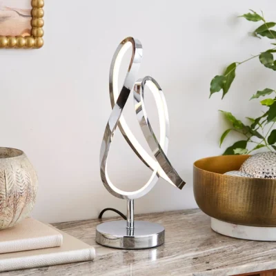 Dunelm Cortez Modern LED Table Lamp