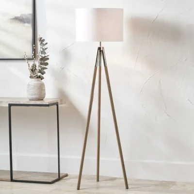 Dunelm Pacific Lifestyle Vali Tripod Floor Lamp