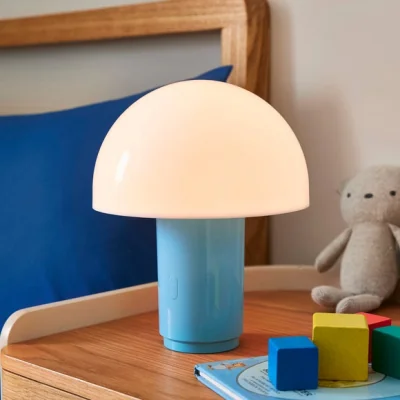 Dunelm Mushroom Rechargeable Touch Dimmable Table Lamp