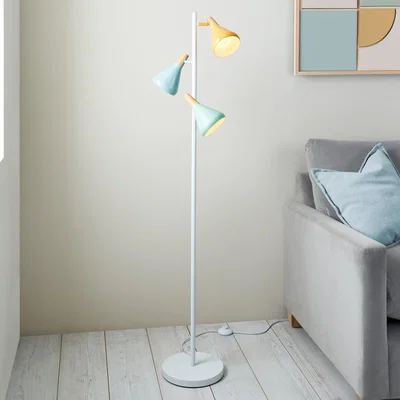 Dunelm Wolston Retro 3 Light Adjustable Floor Lamp