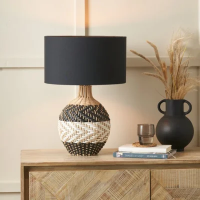 Dunelm Pacific Lifestyle Rowan Woven Table Lamp