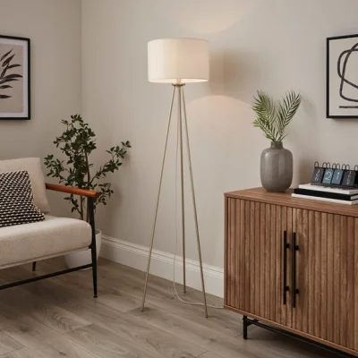 Dunelm Hugo Tripod Floor Lamp