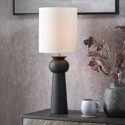 Dunelm Pacific Lifestyle Sloane Modern Ceramic Table Lamp