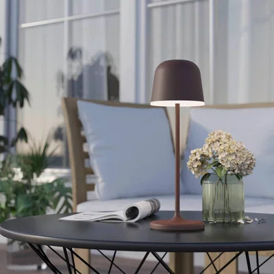 Dunelm EGLO Mannera Touch Dimmable Table Lamp Brown
