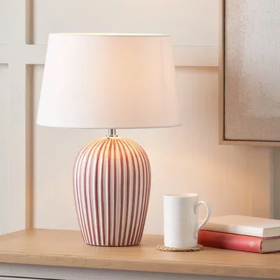 Dunelm Pacific Lifestyle Cannes Striped Table Lamp