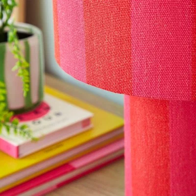 Dunelm Beatrice Striped Table Lamp