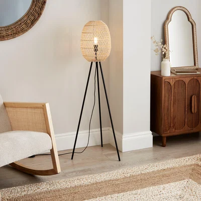Dunelm Kalena Boho Tripod Floor Lamp
