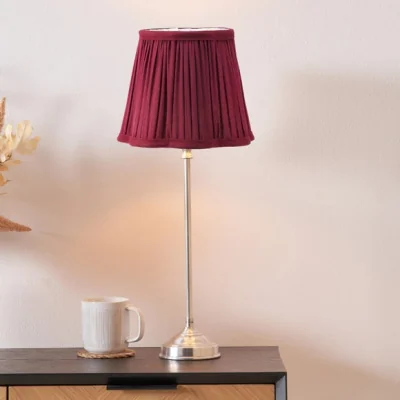 Dunelm Pacific Lifestyle Auden Scalloped Malia Table Lamp