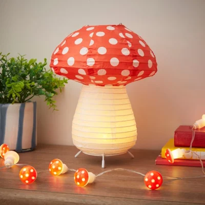 Dunelm Mushroom Paper Table Lamp