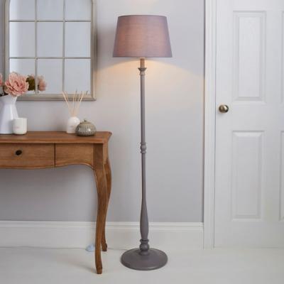 Dunelm Return - Tofty Grey Floor Lamp