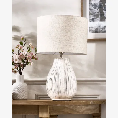 Dibor Distressed Ceramic Table Lamp