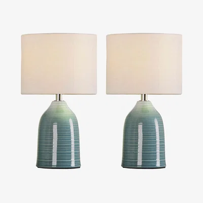 Furniture Village Laura Ashley Pair of Penny Table Lamps