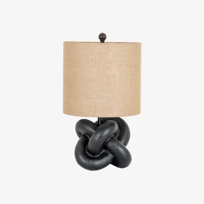 Furniture Village Black Knot Table Lamp