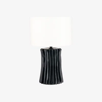 Furniture Village Zarina Table Lamp - Black
