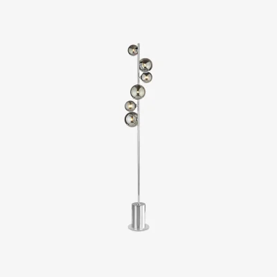 Furniture Village Spiral 6 Light Floor Lamp - Smoked