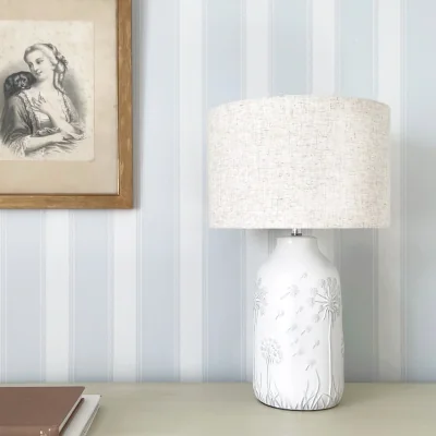 French Bedroom Queen Anne's Lace Bedside Lamp