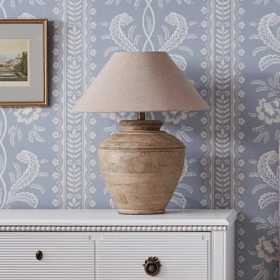 French Bedroom Autumn Moments Wooden Table Lamp