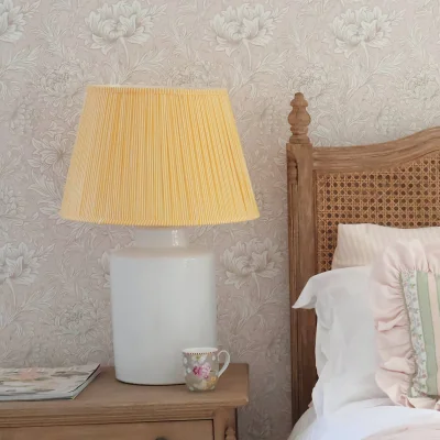 French Bedroom Sorrento Stripe Large Ceramic Table Lamp