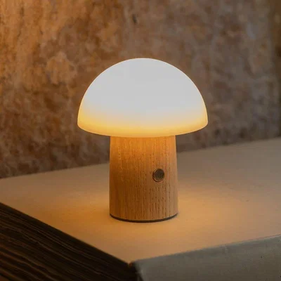 Graham & Green Graham and Green Mini White Ash Mushroom Lamp