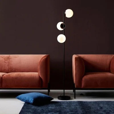 Habitat Nordlux Lilly Multihead Floor Lamp - Black