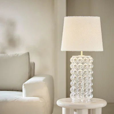 Habitat Habitat Glass Bobble Table Lamp Base Only - Clear