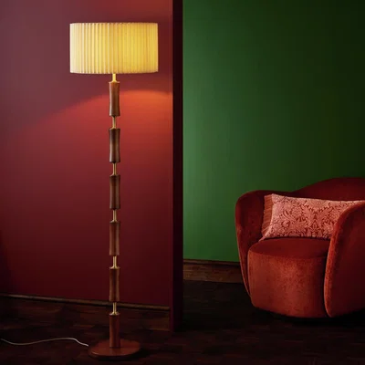 Habitat Habitat x Morris & Co. Cane Floor Lamp
